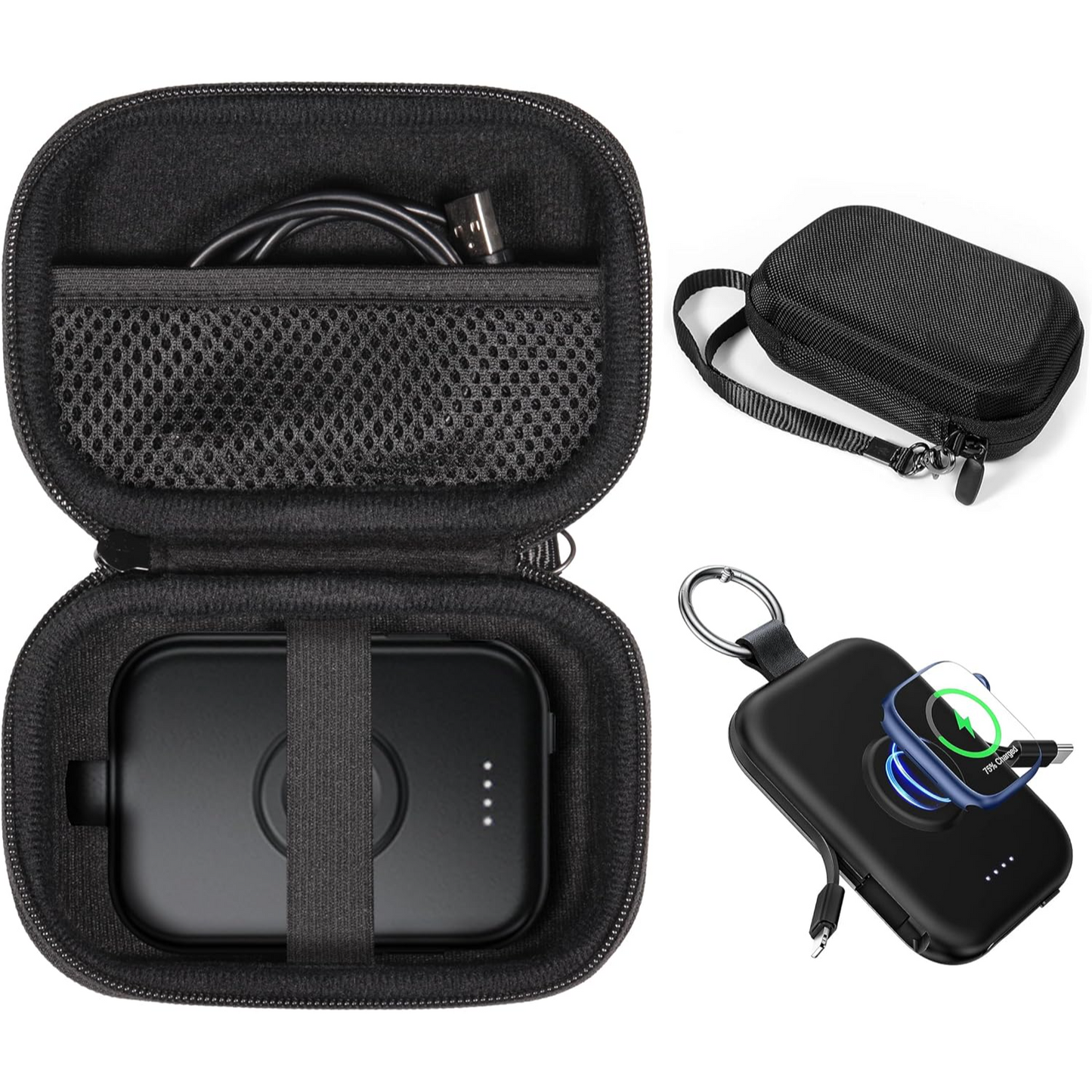 Protective Travel Case for RORRY Portable Apple Watch Charger – Compact, Durable Storage Pouch getgearcase