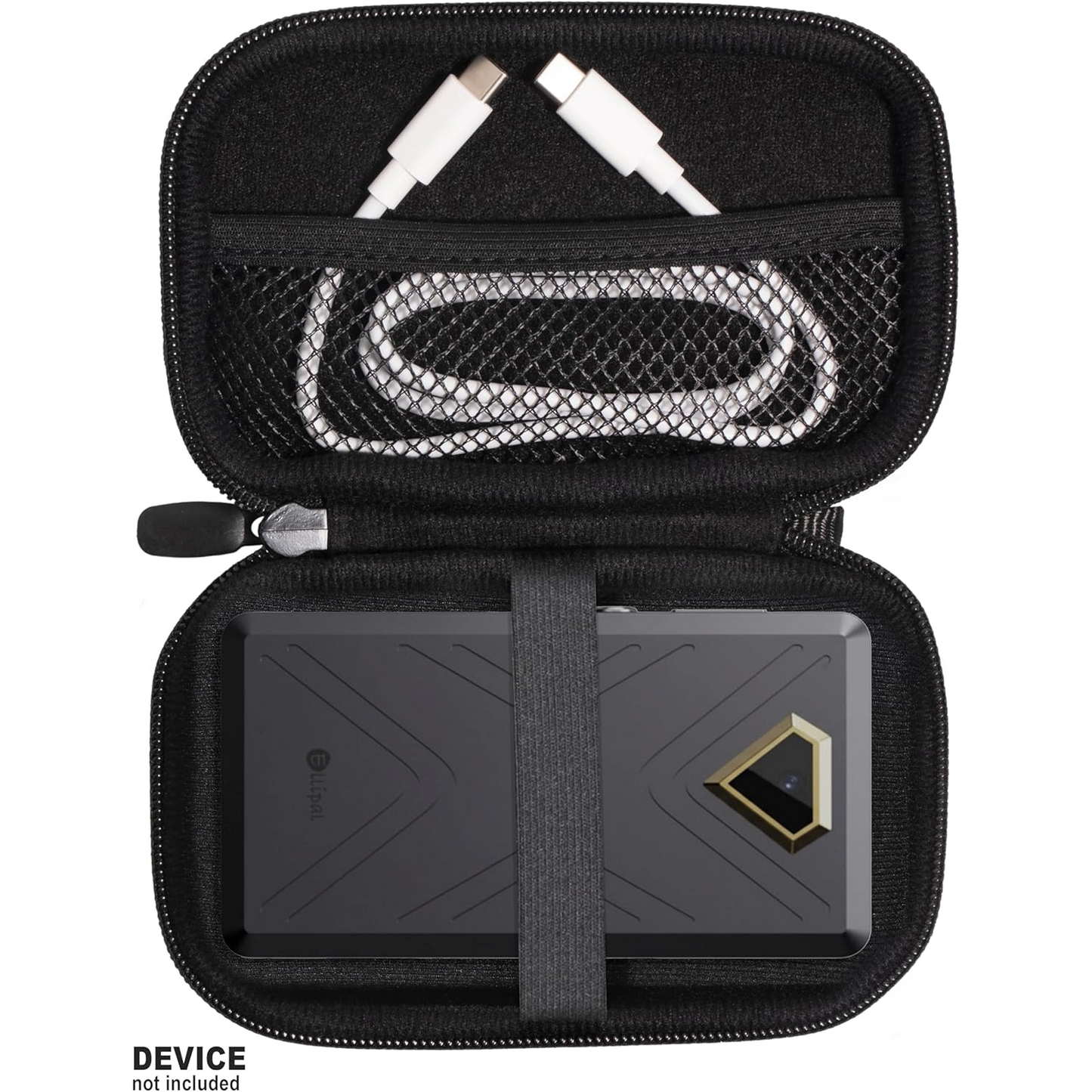 GETGEAR Hard Case for ELLIPAL Titan 2.0 Crypto Cold Wallet – Shockproof, Water-Resistant Travel Case with Mesh Storage
