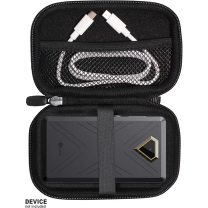 GETGEAR Hard Case for ELLIPAL Titan 2.0 Crypto Cold Wallet – Shockproof, Water-Resistant Travel Case with Mesh Storage