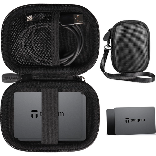 Protective Travel Case for TANGEM Secure Crypto Wallet – Compact Cold Storage Organizer getgearcase