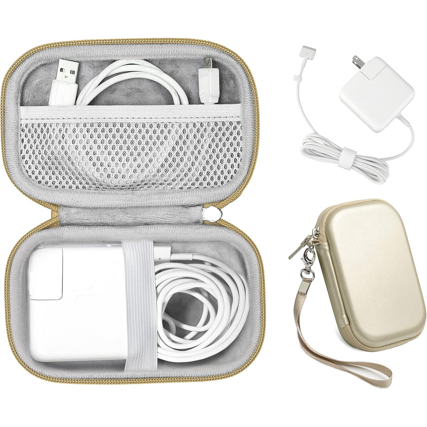 Protective Travel Case for 35W–45W MagSafe 2 Power Adapter – Compact Carrying Case for MacBook & iPhone Accessories getgearcase