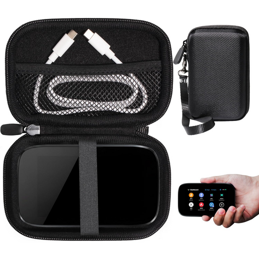 GETGEAR Hard Case for NGRAVE ZERO Cryptocurrency Cold Wallet – Shockproof, Water-Resistant Travel Case for Hardware Wallet Protection