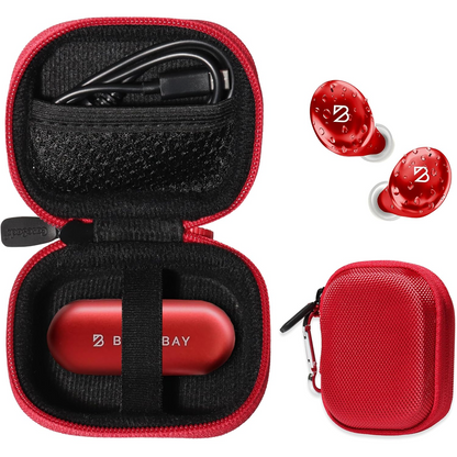 getgear Semi-Hard Carrying Case for Tempo 30 Wireless Earbuds – Compact Organizer for Charging Case, Cable & Accessories getgearcase
