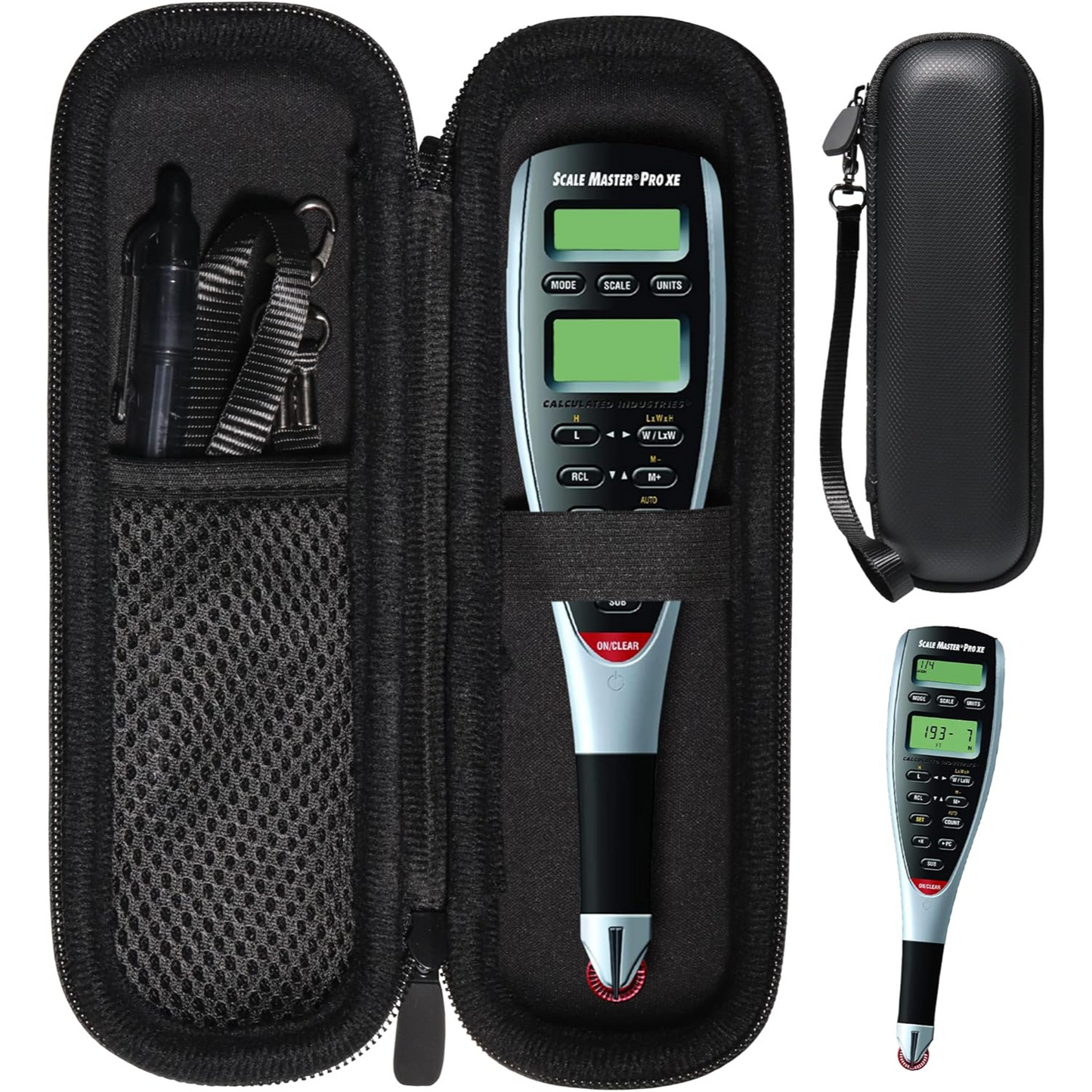 GETGEAR Hard Case for Calculated Industries Scale Master Pro – Fits 6135 Pro XE, 6025 & 6335 Digital Plan Measure
