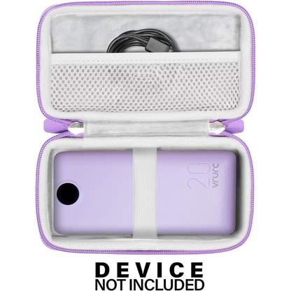 GETGEAR Hard Case for VRURC Portable Charger 20000mAh & 10000mAh — Shockproof Travel Carrying Case for Fast Charging USB-C Power Banks, Water-Resistant PEVA Storage Bag getgearcase