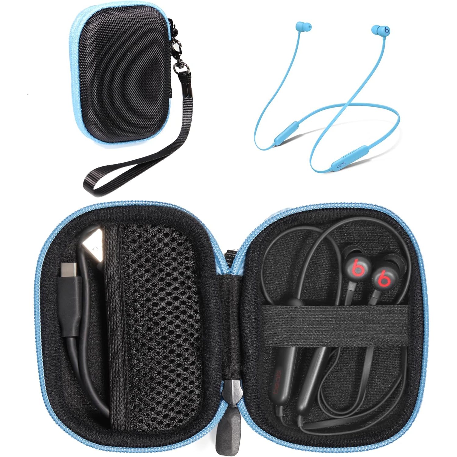Protective Travel Case for Beats Flex & Powerbeats Wireless Earbuds – Compact Storage Pouch getgearcase