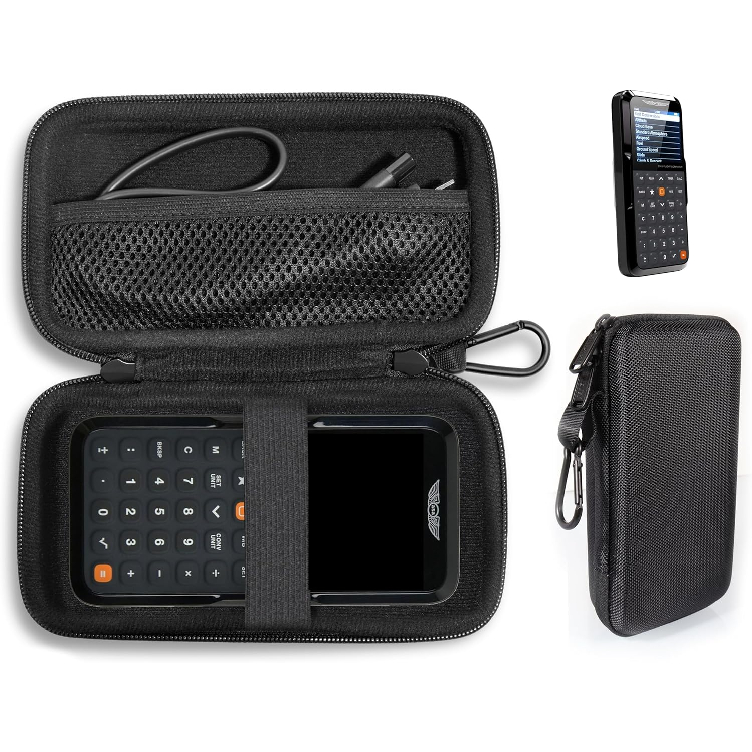 GETGEAR Hard Case for ASA CX-3 Flight Computer — Protective Travel Case for Advanced Electronic E6B Calculator getgearcase