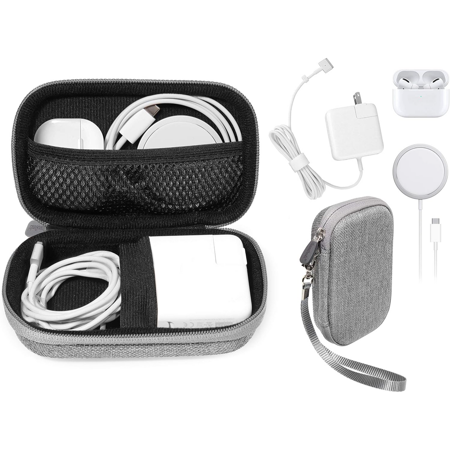 Protective Travel Case for 35W–45W MagSafe 2 Power Adapter – Compact Carrying Case for MacBook & iPhone Accessories getgearcase