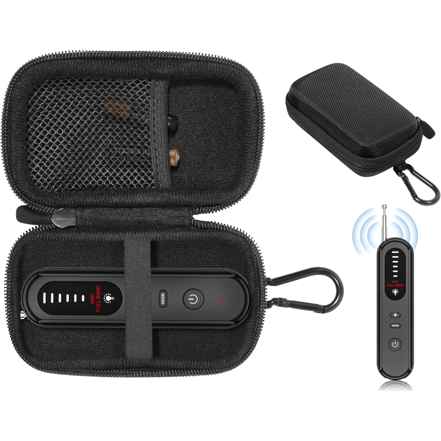 GETGEAR Hard Case for Hidden Camera Detector & Body Cameras – Shockproof, Water-Resistant Travel Case for 2025 Camera Detectors