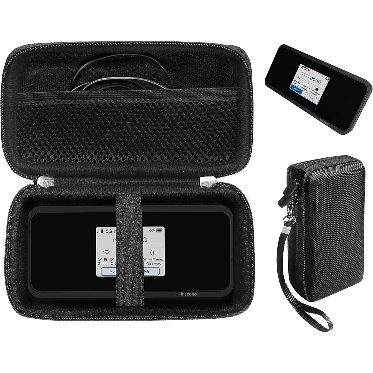 Protective Travel Case for Inseego MiFi X Pro, Jetpack & M2000 Hotspots – Compact Storage Pouch getgearcase