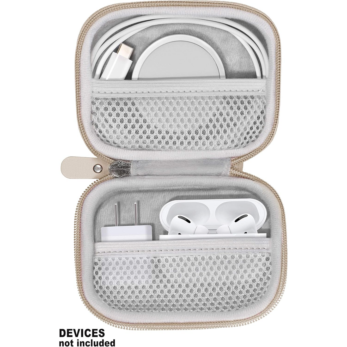 All-in-One Travel Case for iPhone MagSafe Charger, Battery Pack & AirPods – Compact Protective Organizer getgearcase