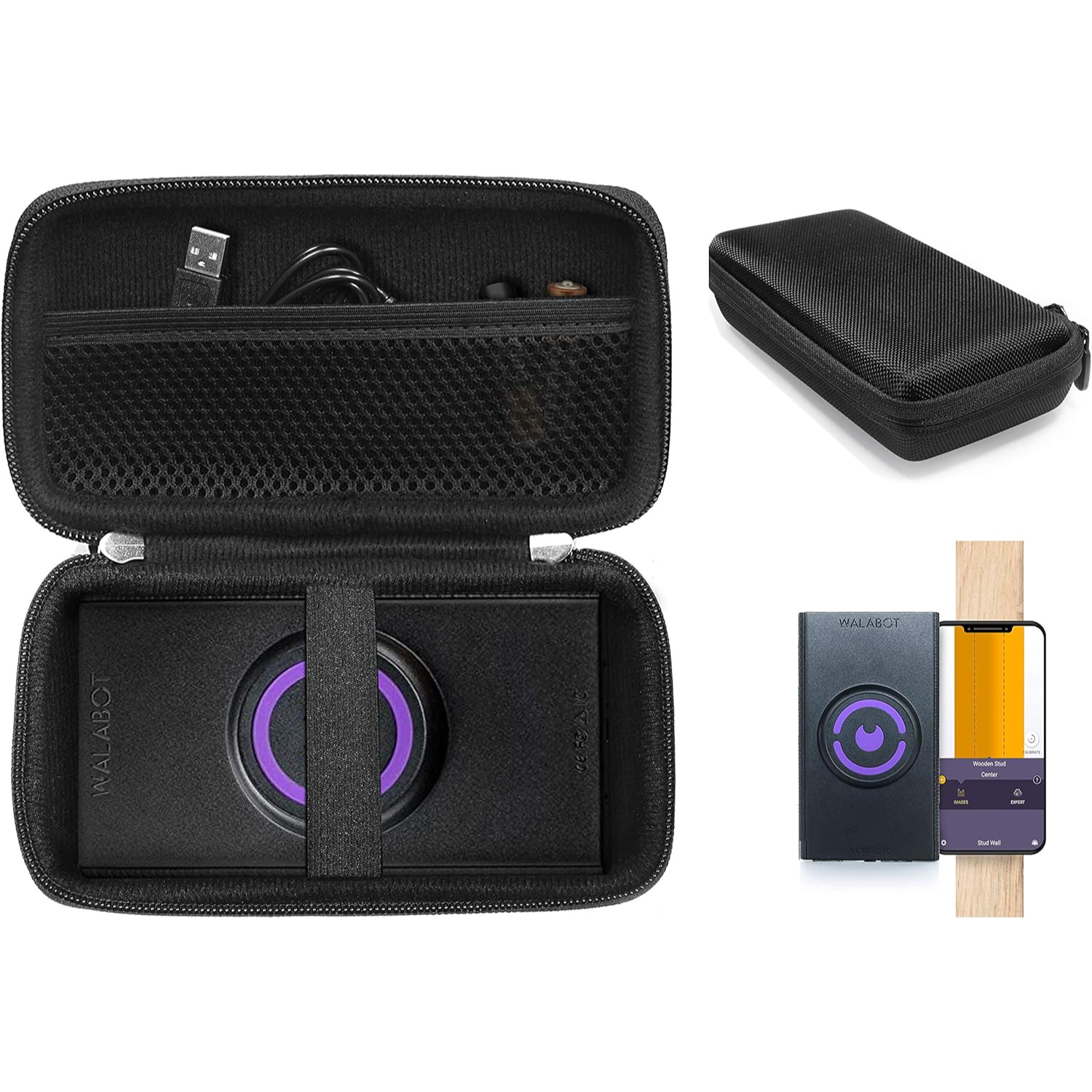 GETGEAR Hard Case Compatible with WALABOT DIY 2, Walabot PRO, DIY Plus X & In-Wall Imager — Shockproof Travel Storage Case getgearcase