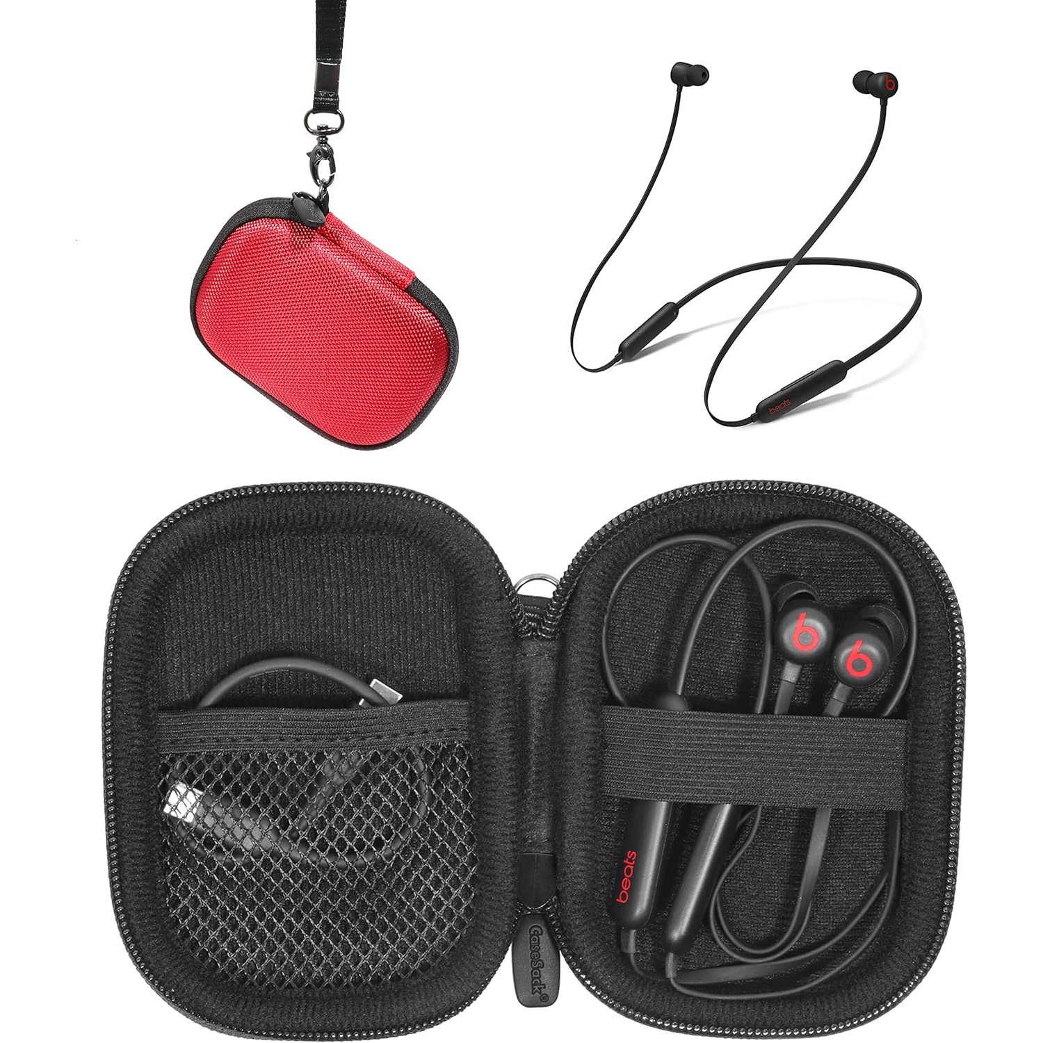 Protective Travel Case for Beats Flex & Powerbeats Wireless Earbuds – Compact Storage Pouch getgearcase