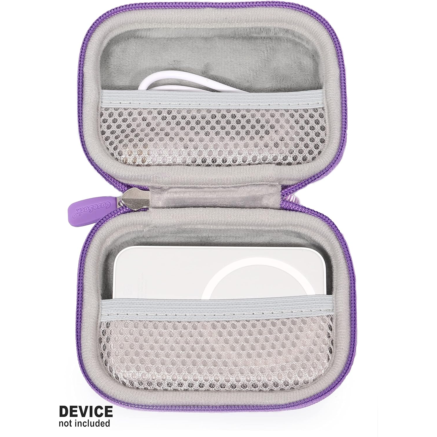 Protective Travel Case for Apple MagSafe Battery Pack – Compact, Lightweight Storage with Dual Mesh Pockets getgearcase