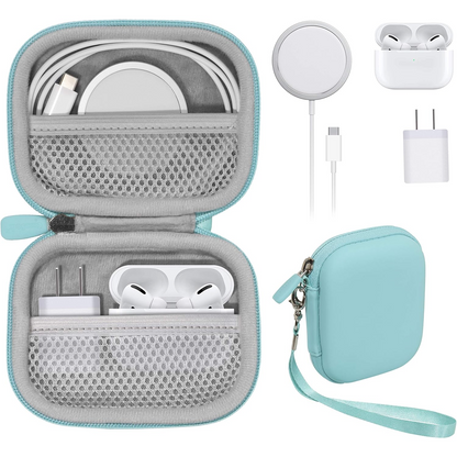 All-in-One Travel Case for iPhone MagSafe Charger, Battery Pack & AirPods – Compact Protective Organizer getgearcase