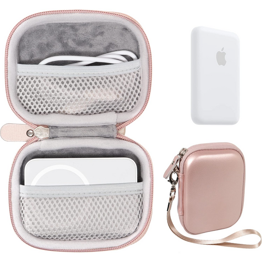 Protective Travel Case for Apple MagSafe Battery Pack – Compact, Lightweight Storage with Dual Mesh Pockets getgearcase